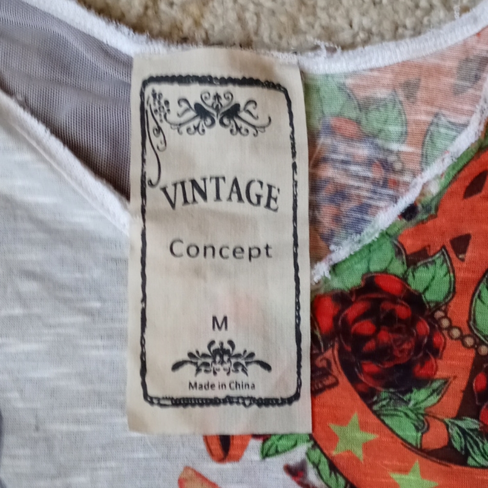 Vintage Concepts Mixed Materials Tunic - Picture 7 of 13